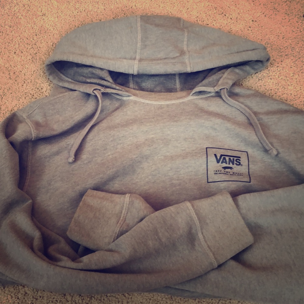 Grey vans hoodie